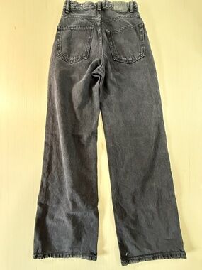 Pull&Bear Black Wide Leg Jeans